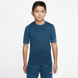 Top Nike Breathe Strike Maneca Scurta Football Baieti Albastri Rosii | NTHF-67590